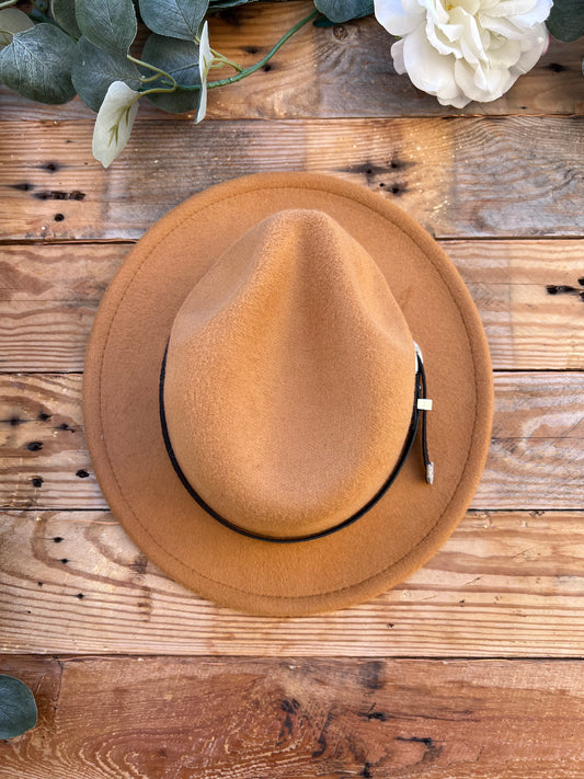 Kids Felt Short Rim Rancher Base Hat