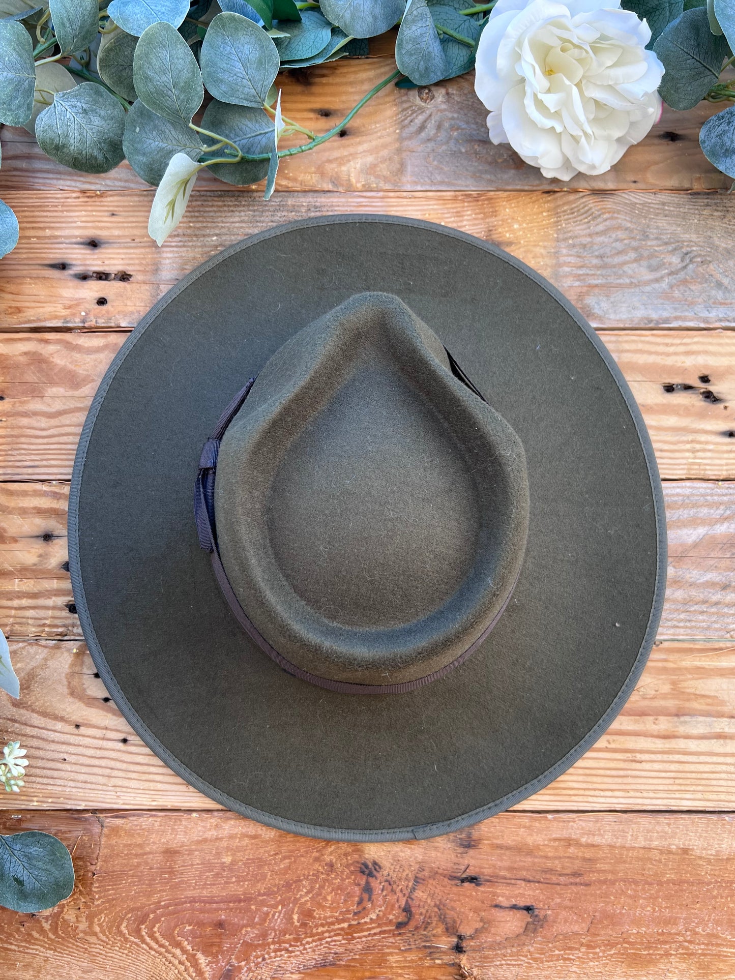 Felt Wide Rim Rancher Base Hat